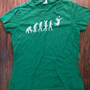 Volleyball evolution tshirt